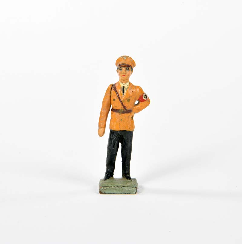 Lineol, Goebbels in brown coloured uniform, Germany pw, 7,5 cm, composite, paint refinished