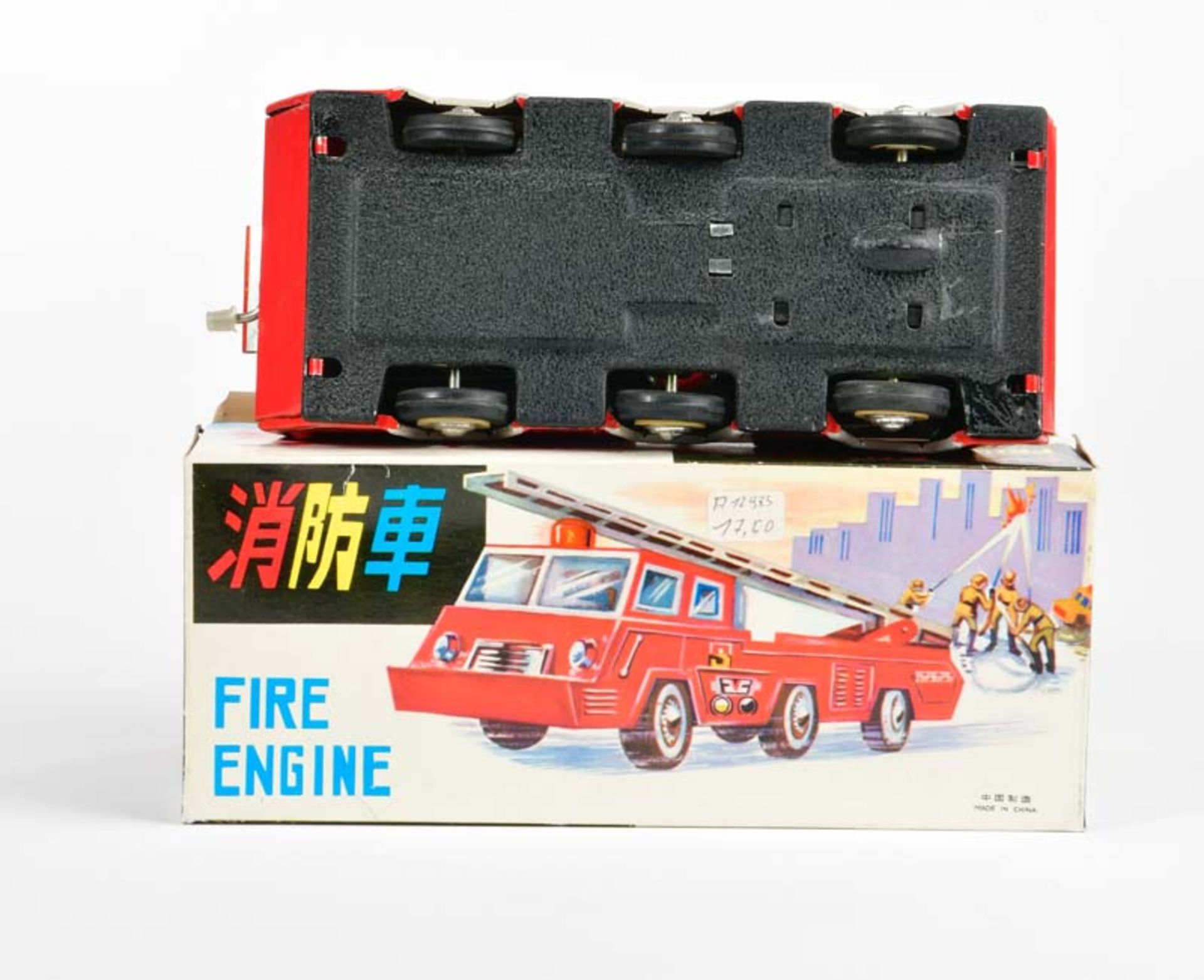 Fire Engine MF 183, China, 21 cm, tin, box C 1-, C 1- - Image 2 of 3