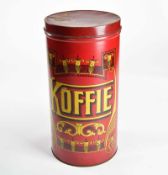 Coffee tin can Koffie, 46 cm, min. paint d., C 2+