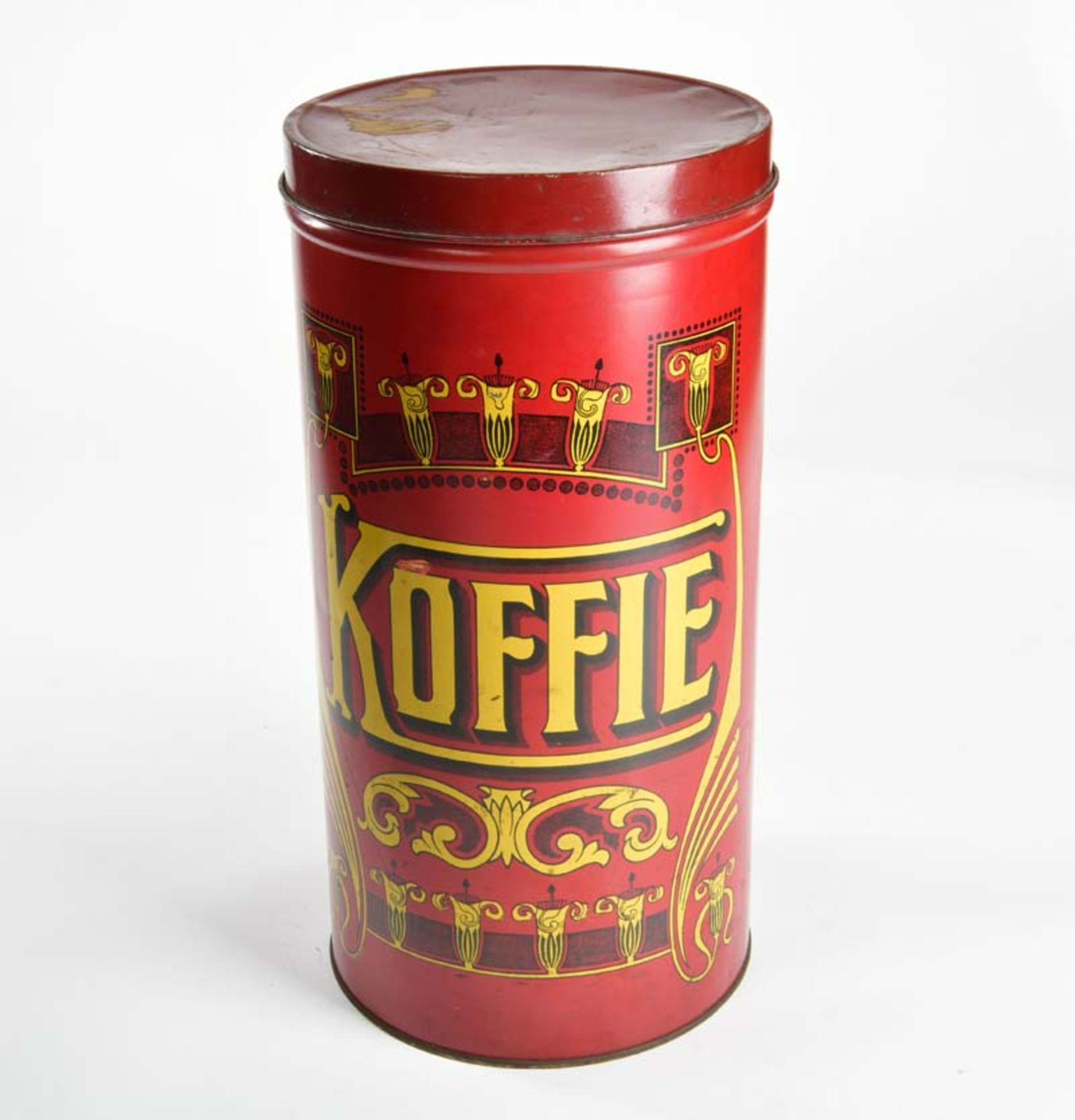 Coffee tin can Koffie, 46 cm, min. paint d., C 2+