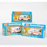 Matchbox Superking, 3x Ambulance (versch. Ausführungen)