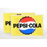 2 Blechschilder "Pepsi Cola"