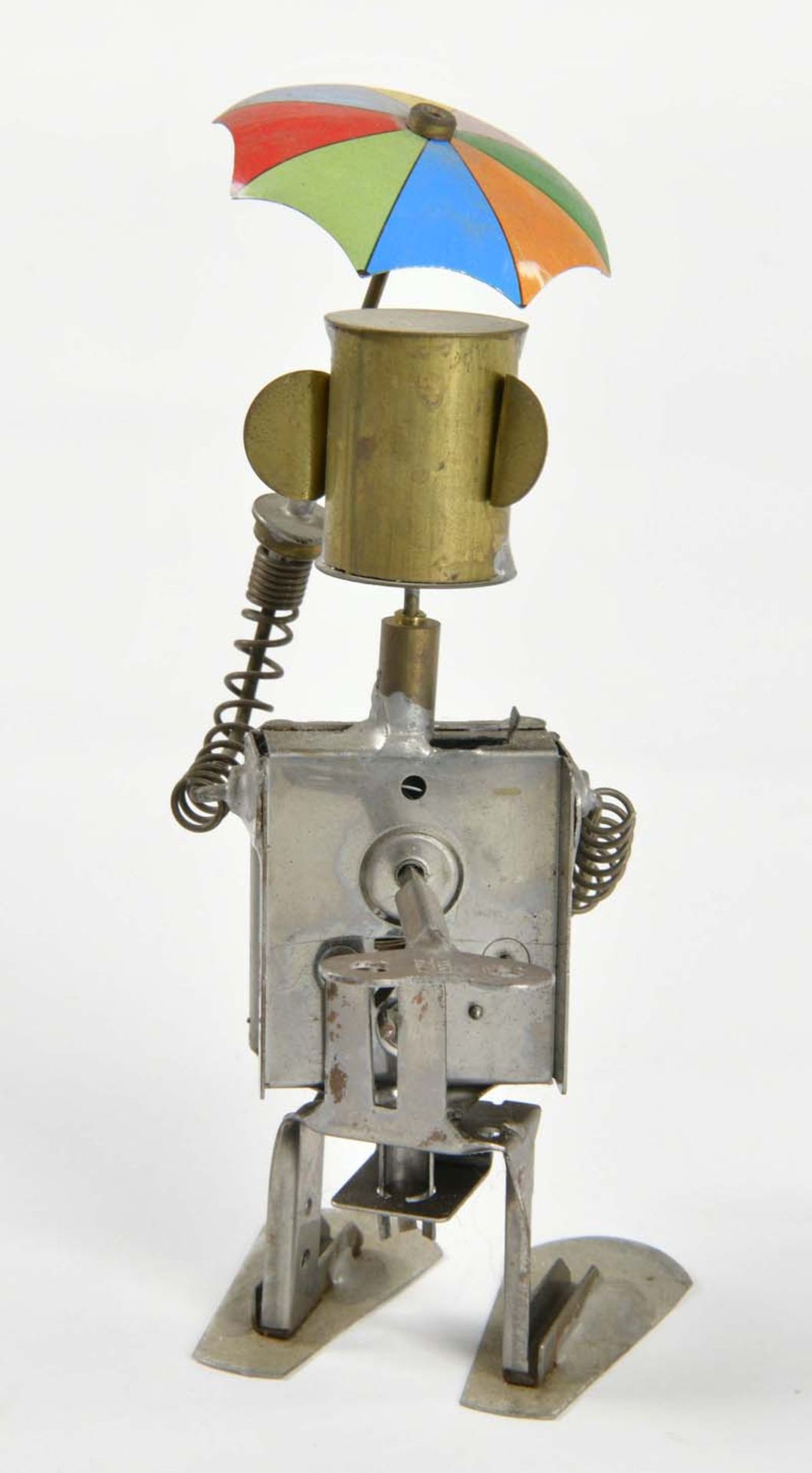 Tucher & Walther, robot, W.-Germany, 16 cm, tin, cw ok, min. paint d. - Image 2 of 2