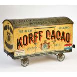 Keksdose als Wagen "Korff Cacao"