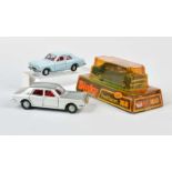 Dinky Toys, 2x Ford Escort + Ford Zodiac