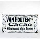 Emailleschild "Van Houten Cacao"