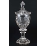 Biedermeier Pokal, gobelt,Biedermeier Pokal, gobelt,