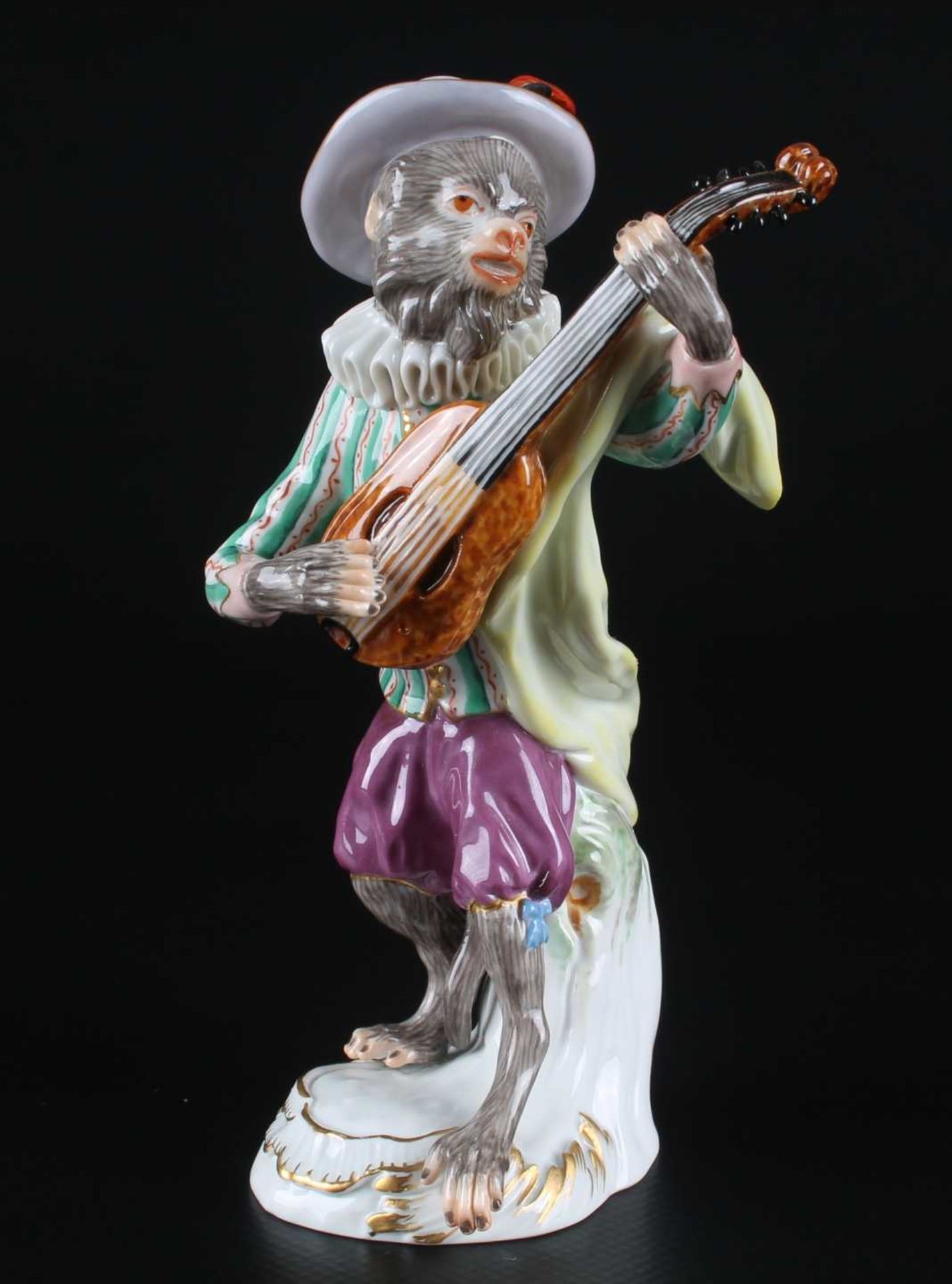 Meissen Gitarrist aus der Affenkapelle, guitarist monkey chapel,