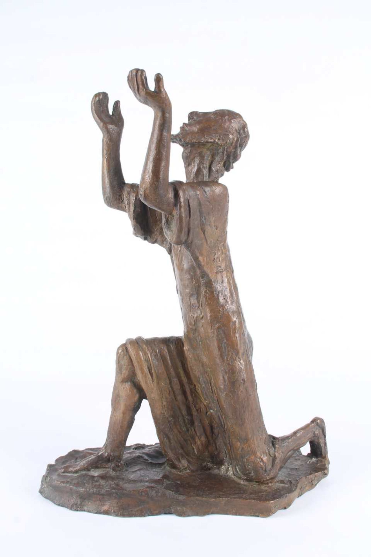 Gerhard Marcks (1889-1981) Bronze Kniender Prophet, kneeling prophet, - Image 5 of 12