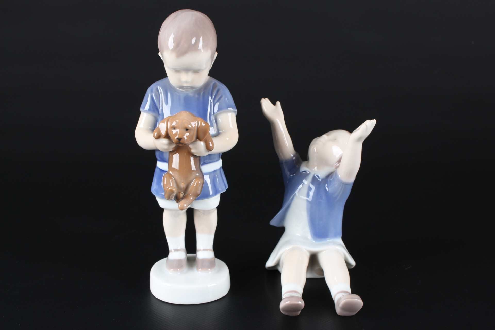 Bing & Gröndahl 4 Porzellanfiguren, figures of children, - Bild 2 aus 10