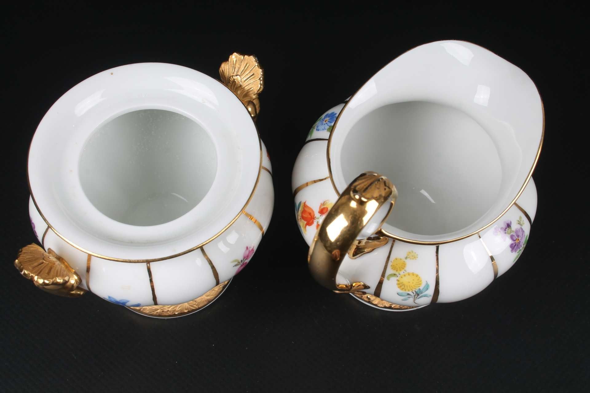 Meissen X-Form Streublümchen Kaffeekern, coffee set, - Image 10 of 11