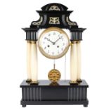 Wiener Portaluhr um 1820-1850, vienna mantel clock 19th century,
