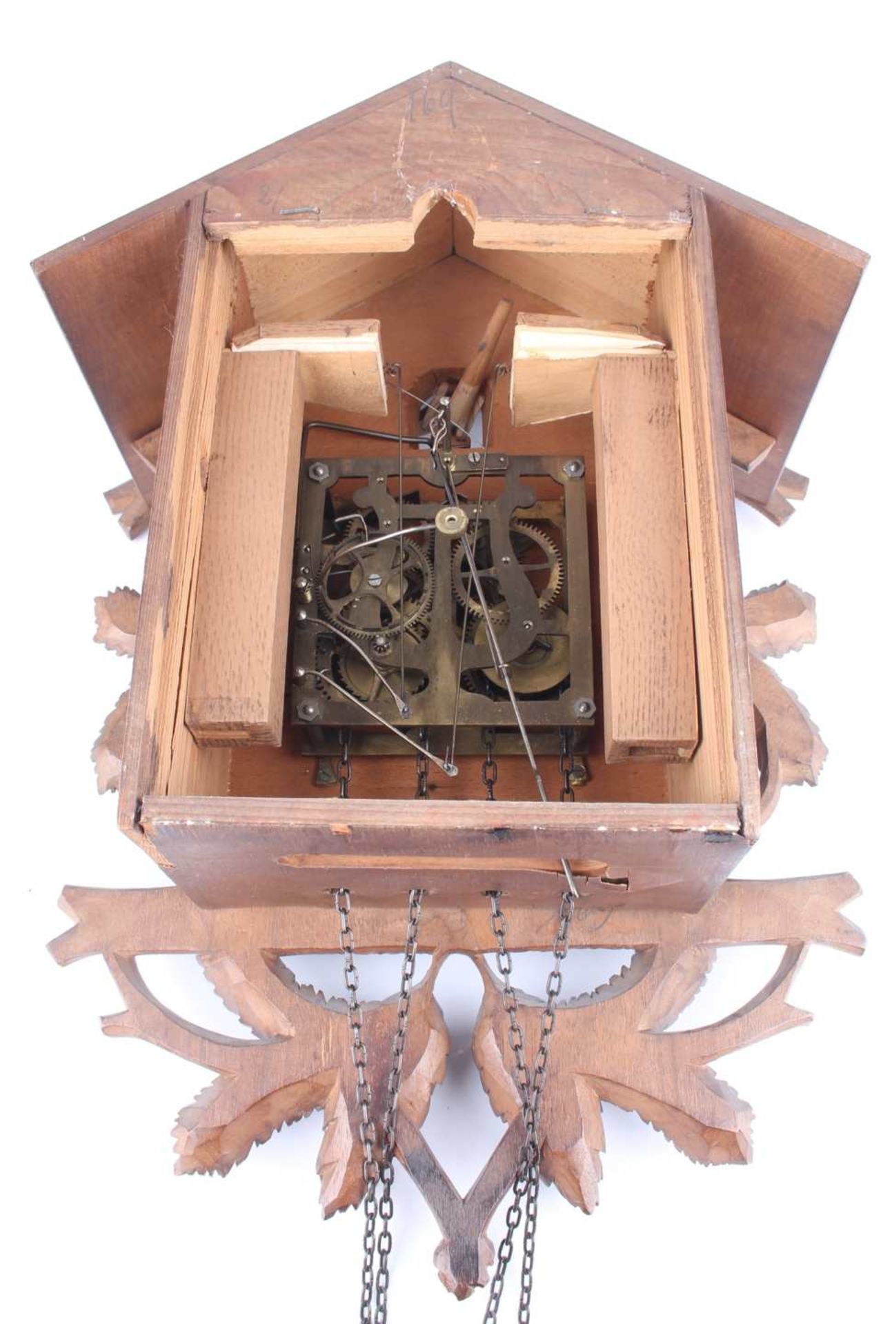 Schwarzwald Kuckucksuhr, blackforest cuckoo clock, - Image 4 of 4