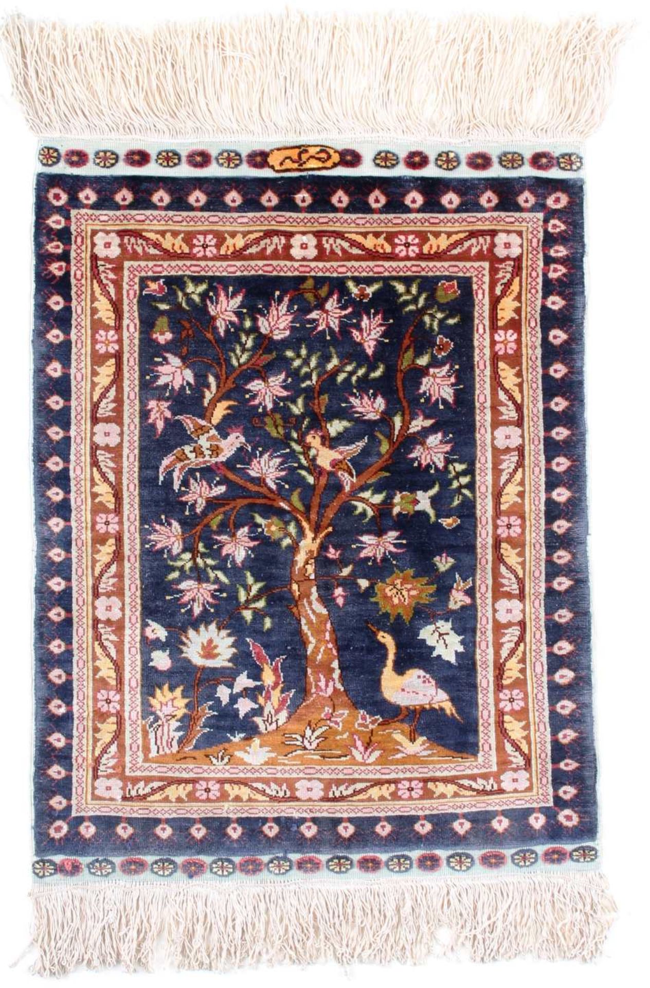 Hereke Seidenteppich, silk carpet,