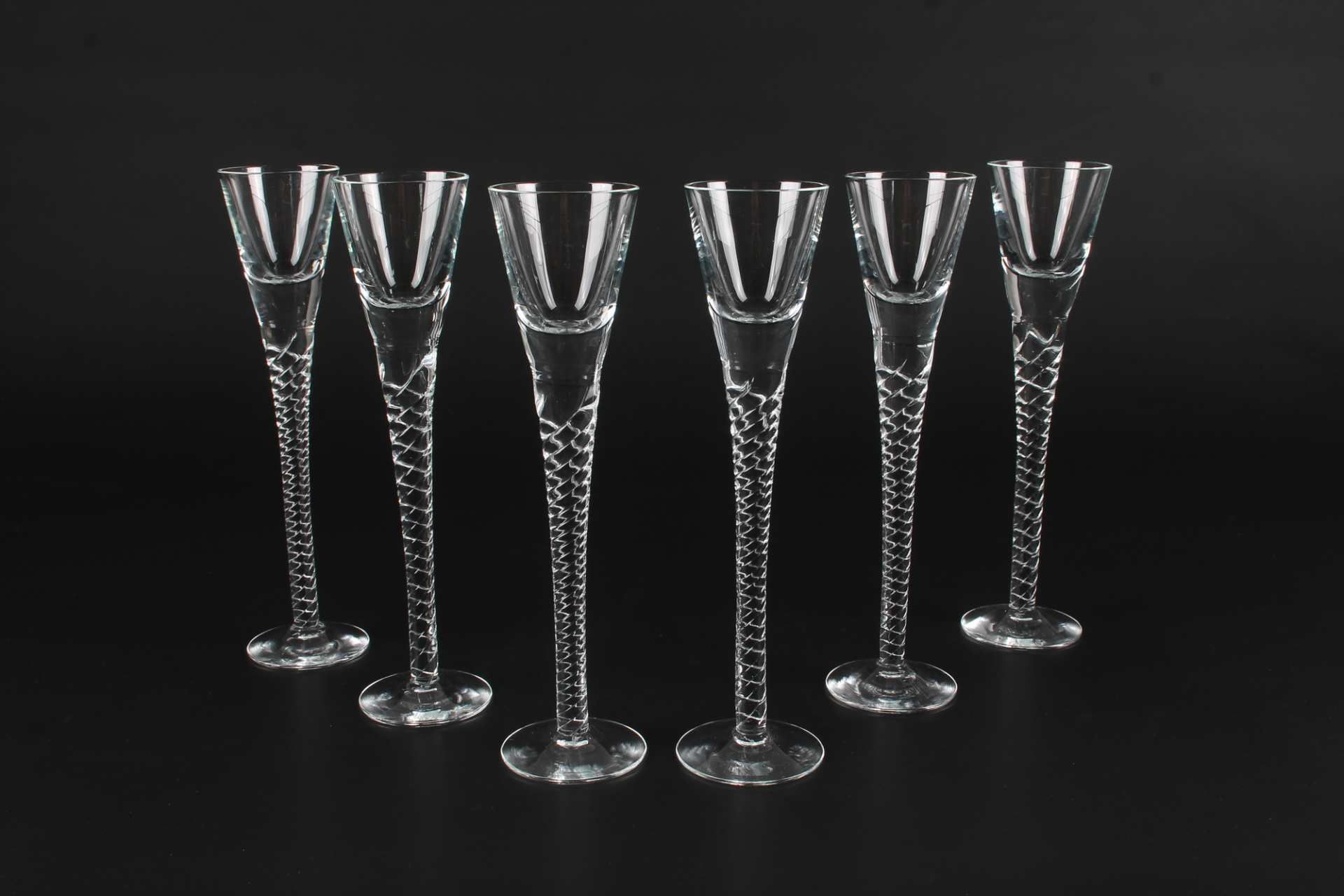 6 Stängelgläser Holmegaard Denmark, stemware,