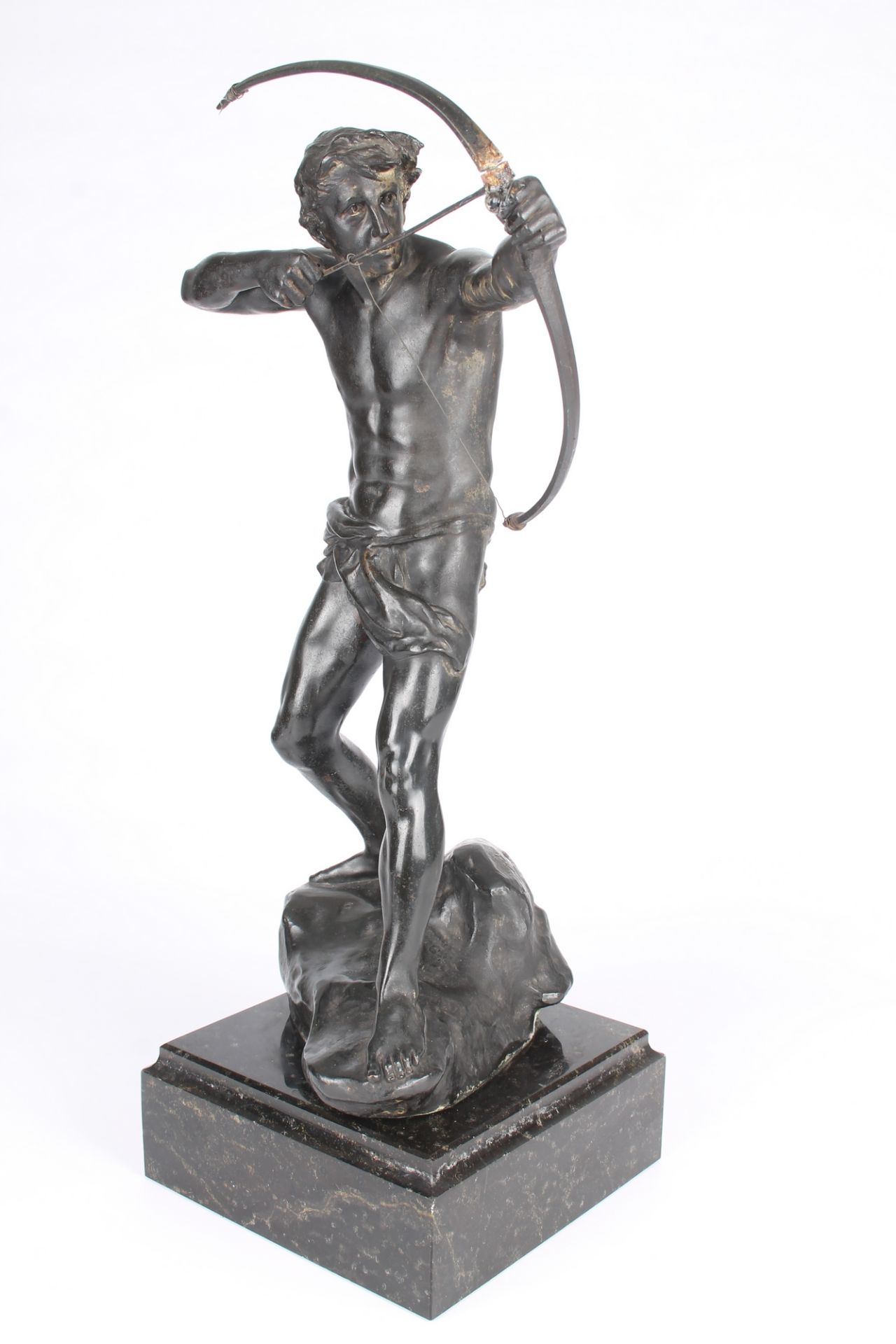 Pawel / Paul Kowalczewski (1865-1910) Bronze großer Bogenschütze, bronze archer, - Image 3 of 10