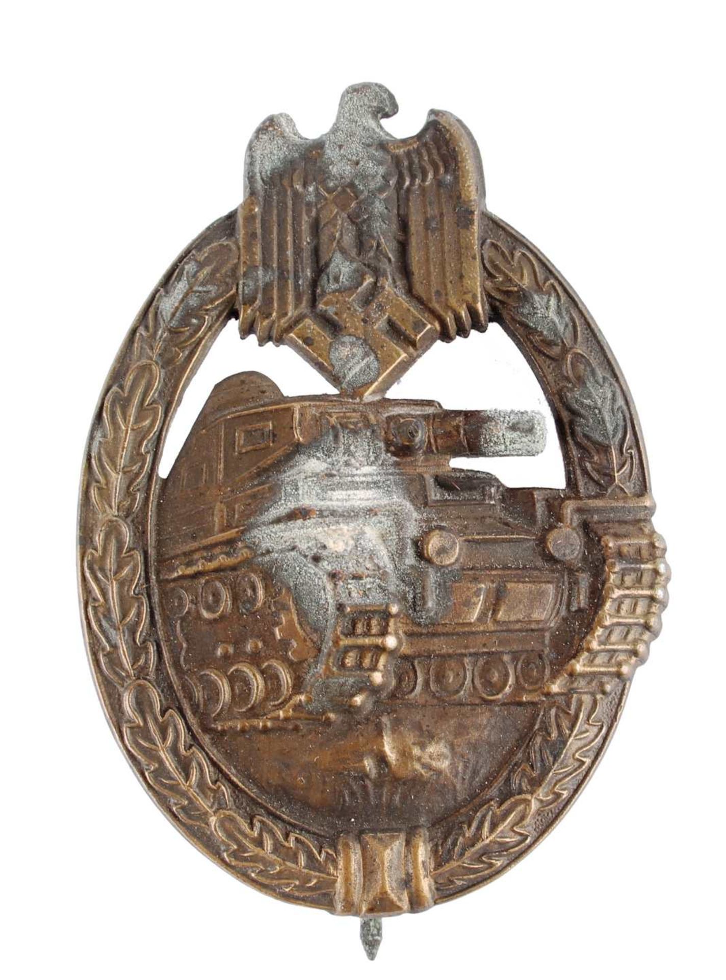 Panzerkampfabzeichen in Bronze, 3. Reich, tank assault badge 3rd Reich,