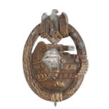 Panzerkampfabzeichen in Bronze, 3. Reich, tank assault badge 3rd Reich,