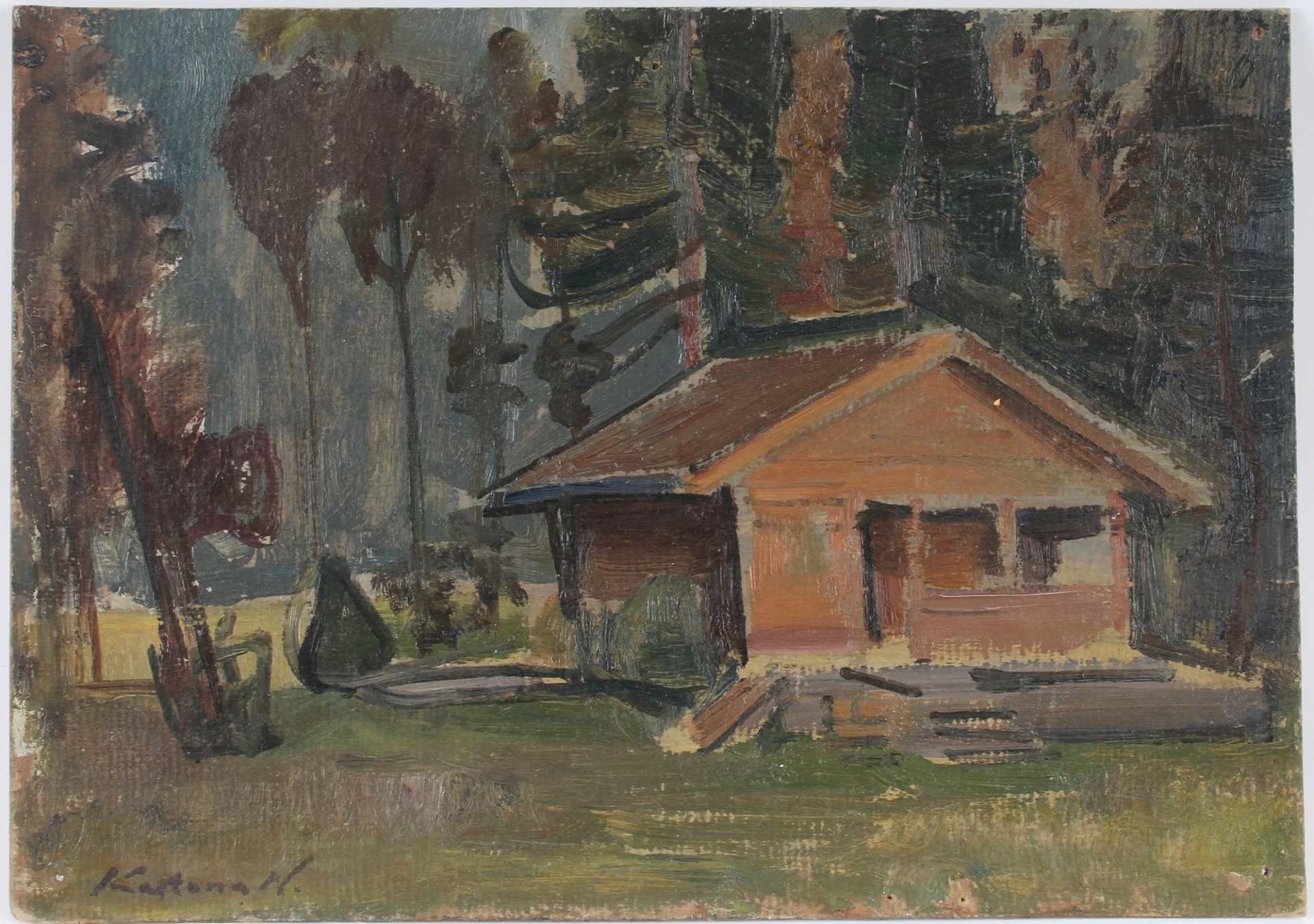 Konvolut von 9 Gemälden, 9 paintings, hungarian artist, - Image 10 of 12