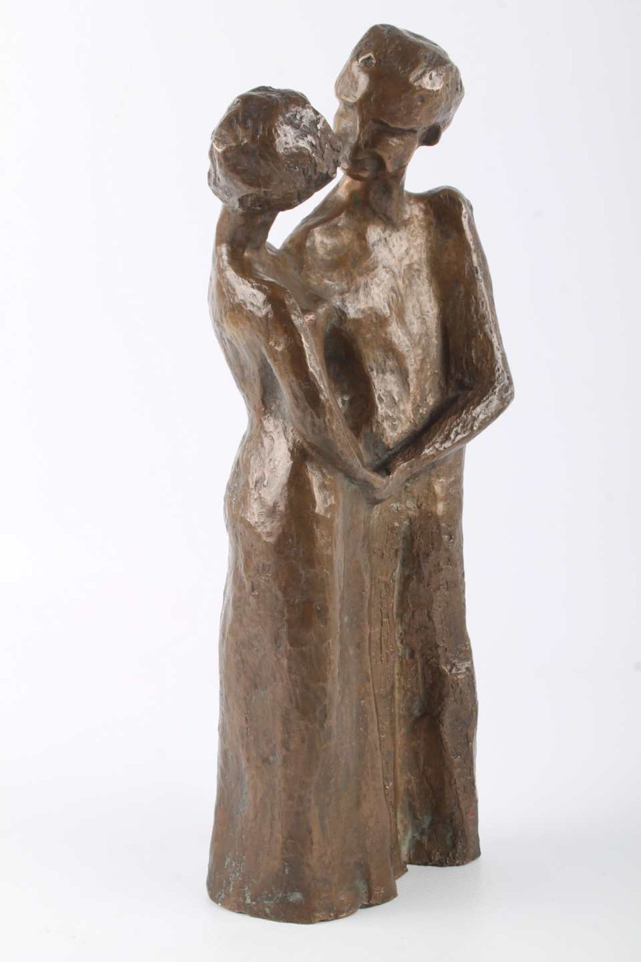 Eva de Maiziere (1915-2003) - 2 Bronzefiguren, Der Leser und Liebespaar, 2 bronze sculptures, - Image 3 of 9
