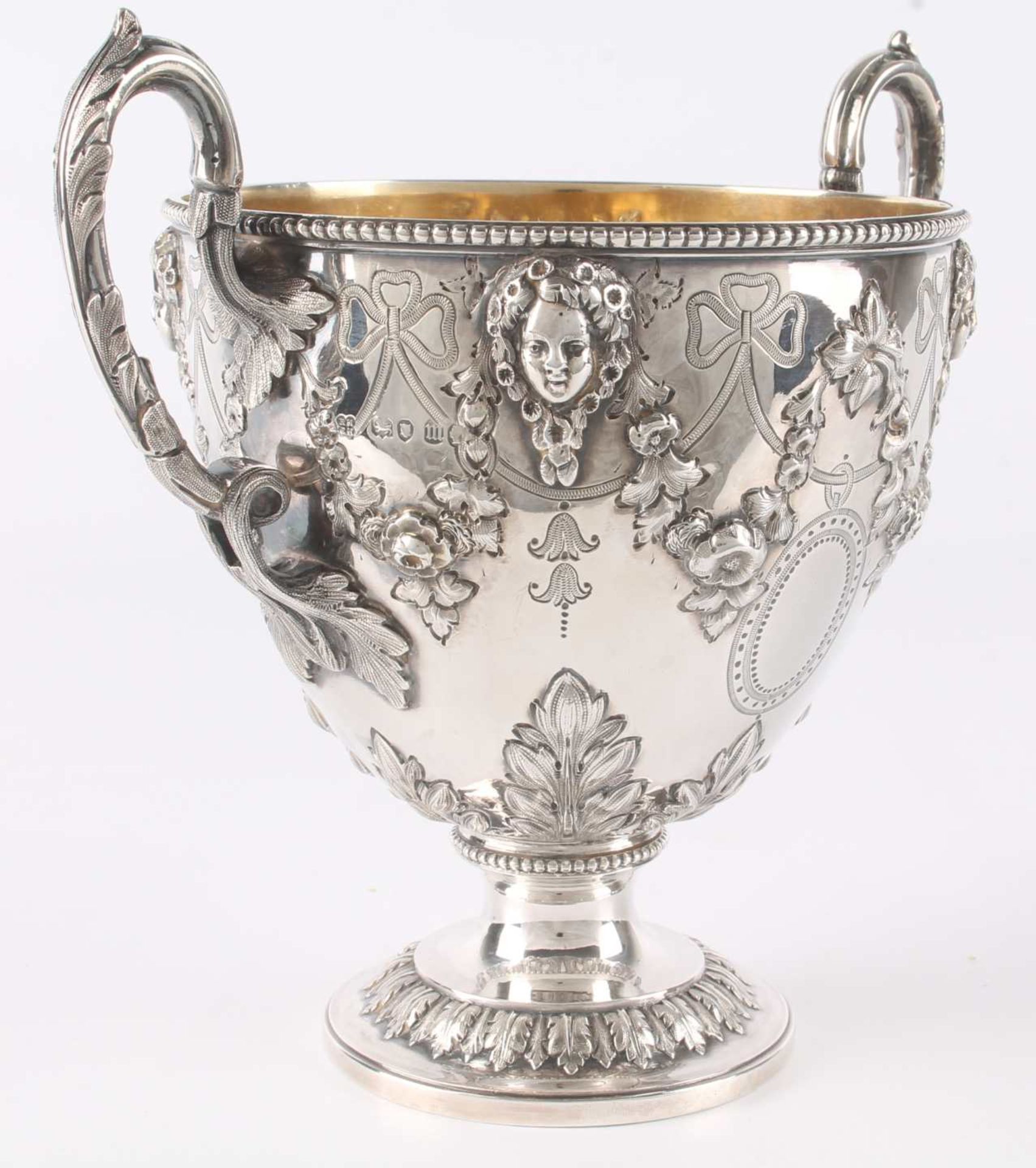 England 925 Silber Pokal von 1867, sterling silver gobelt cup, - Image 3 of 6
