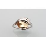 585 Gold / Silber Ring, 585 gold / silver ring,