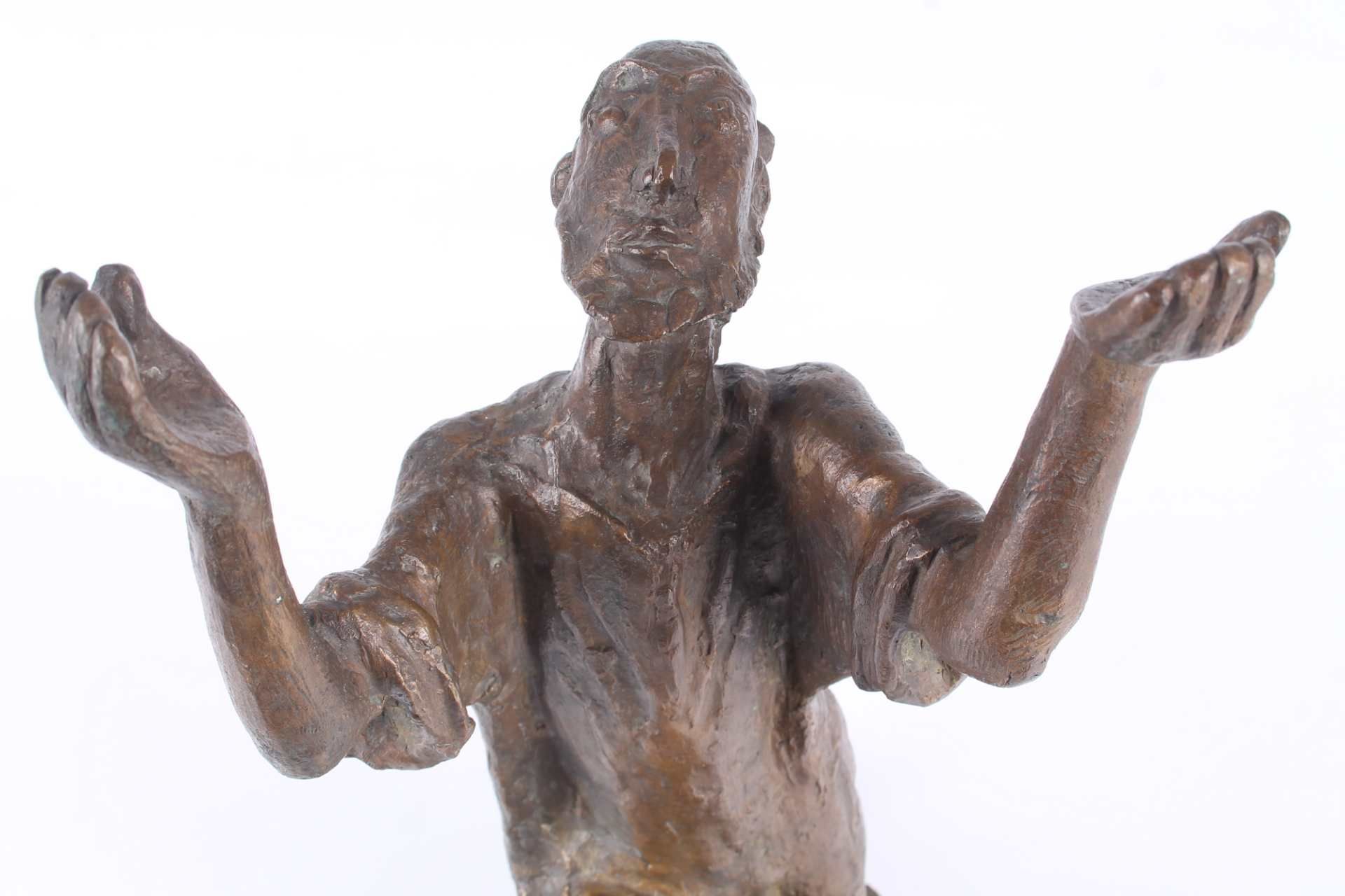 Gerhard Marcks (1889-1981) Bronze Kniender Prophet, kneeling prophet, - Image 8 of 12