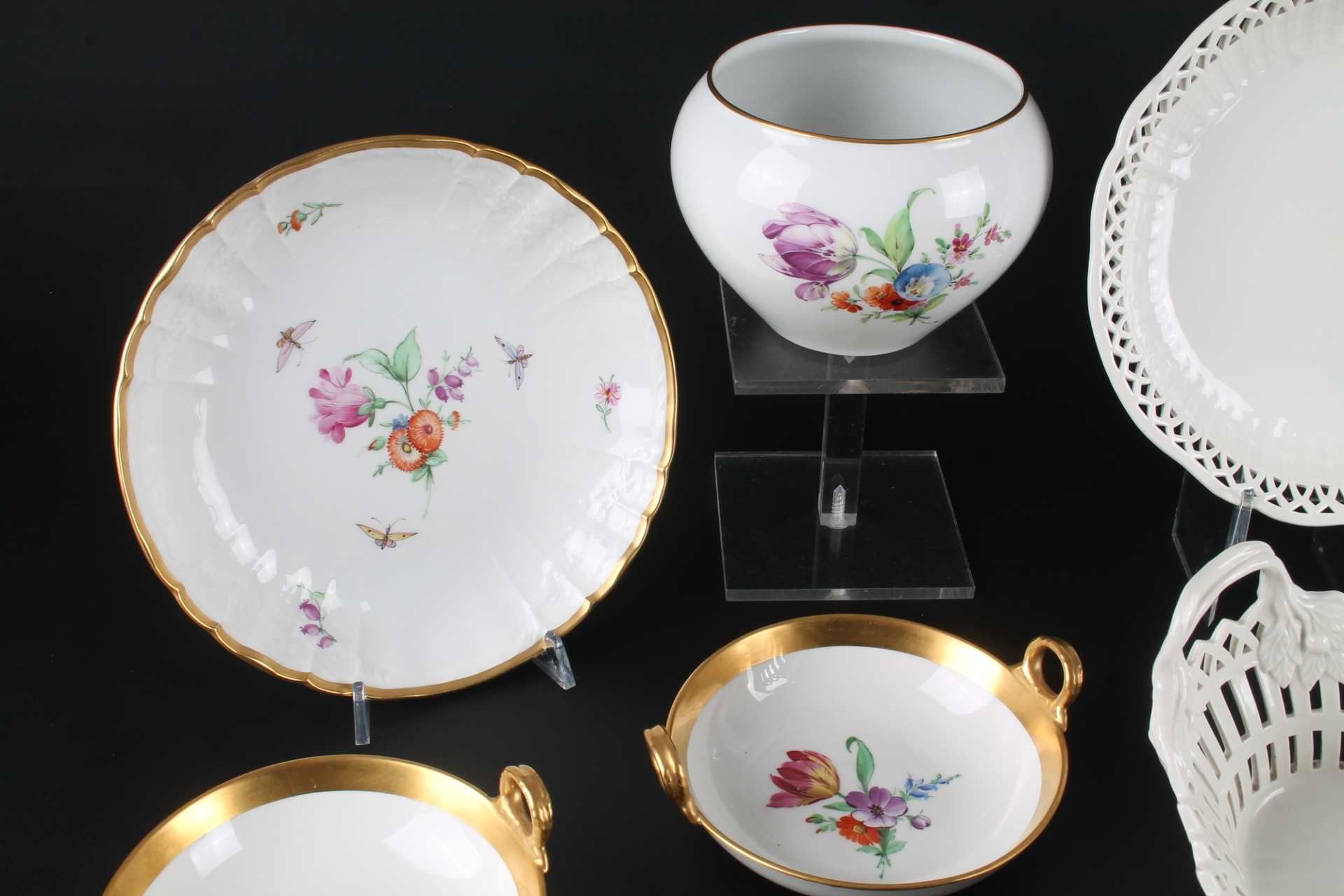 KPM Berlin Porzellankonvolut, porcelain lot, - Bild 2 aus 8