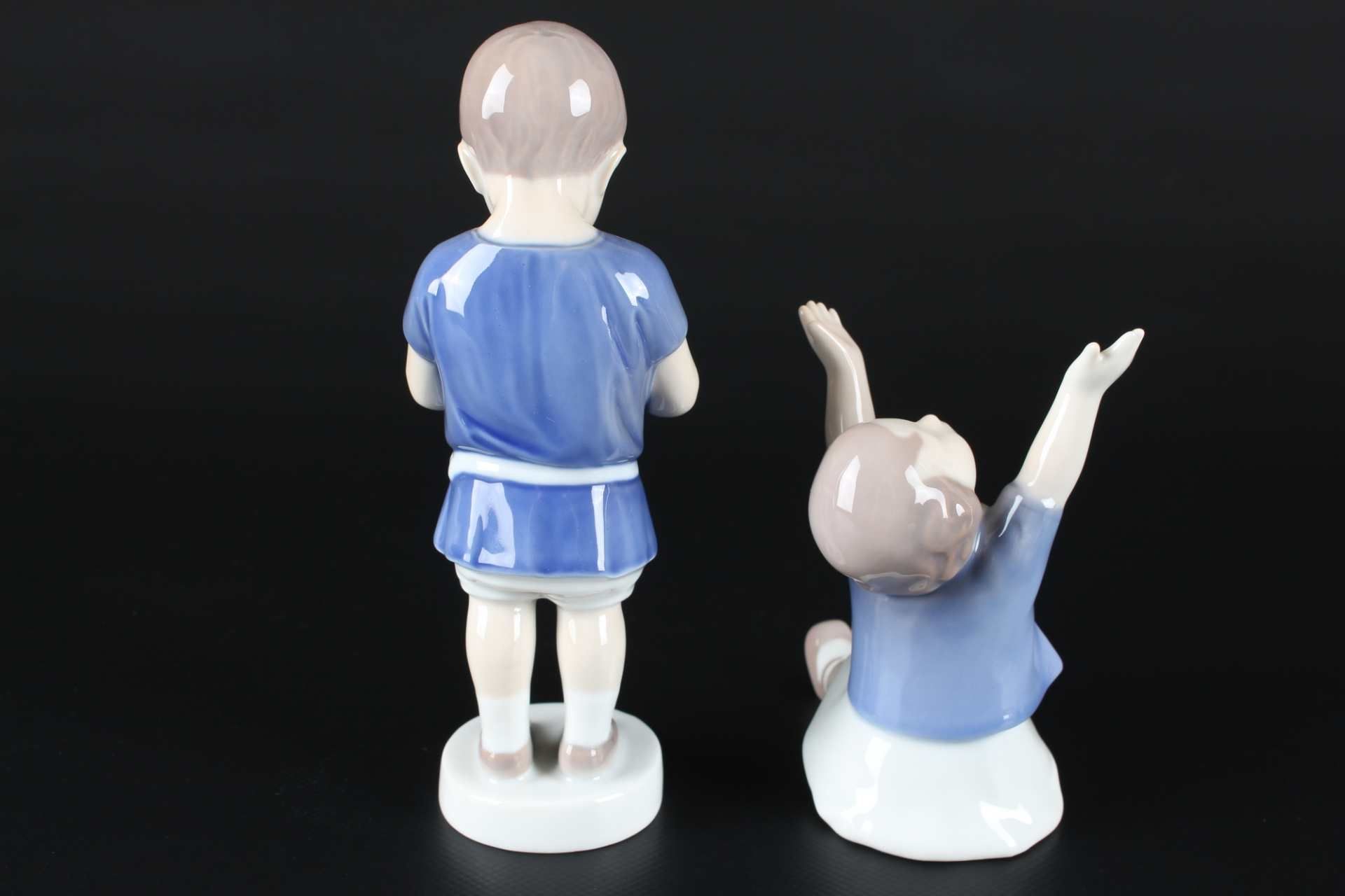 Bing & Gröndahl 4 Porzellanfiguren, figures of children, - Bild 4 aus 10