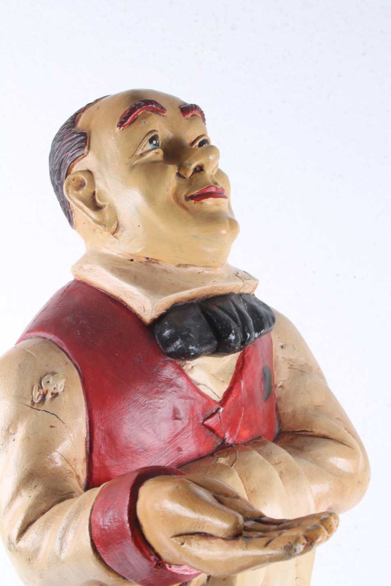 Großer Stiller Diener, wooden figure silent valet, - Image 3 of 4