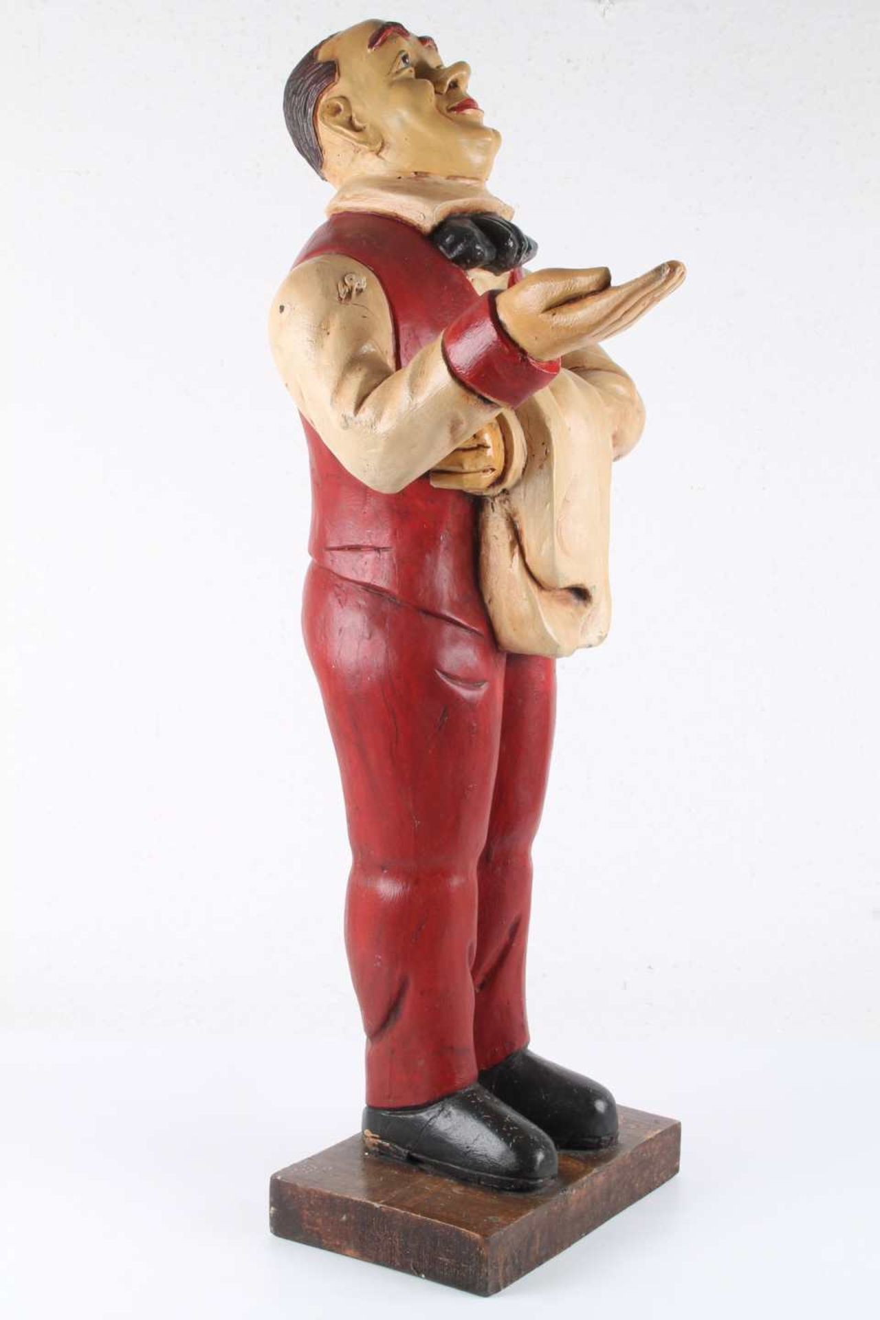 Großer Stiller Diener, wooden figure silent valet, - Image 2 of 4