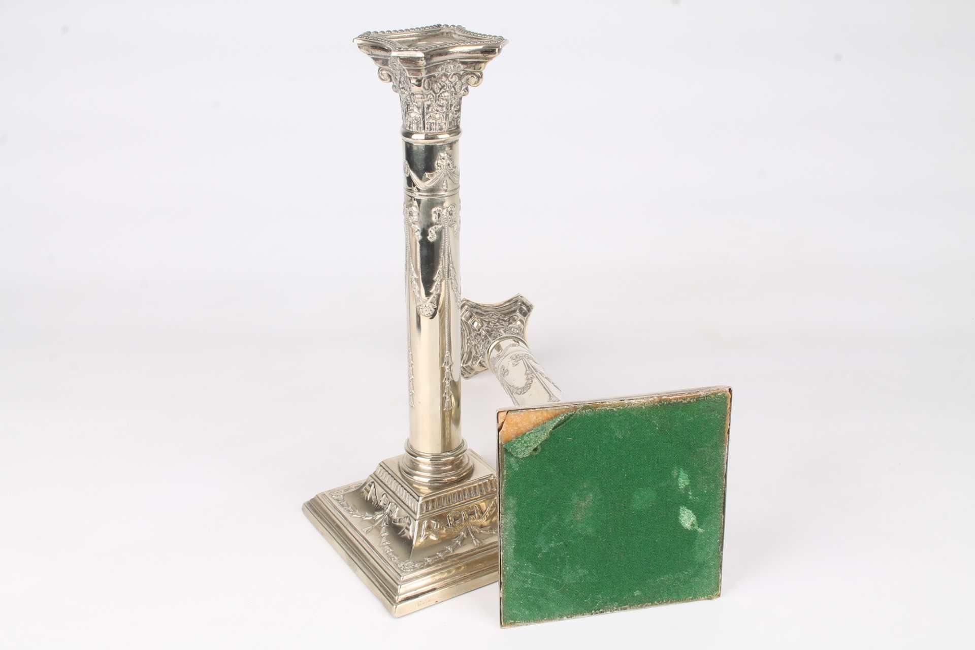 Silber Leuchterpaar, pair silver candlestands, - Image 8 of 8