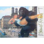 Daniel Spoerri (*1930) Postkarte München mit King Kong, postal card,