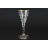 Ludwig Moser Karlsbad Kelchglas, glass goblet,