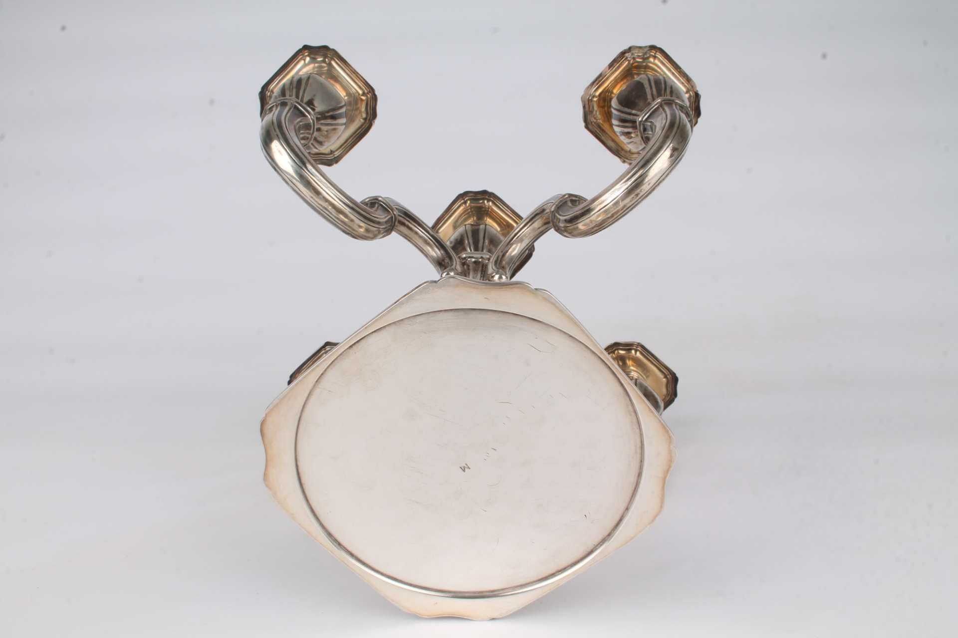 Johann Beck - 800 Silber Kerzenleuchter, silver candlestand, - Image 7 of 8