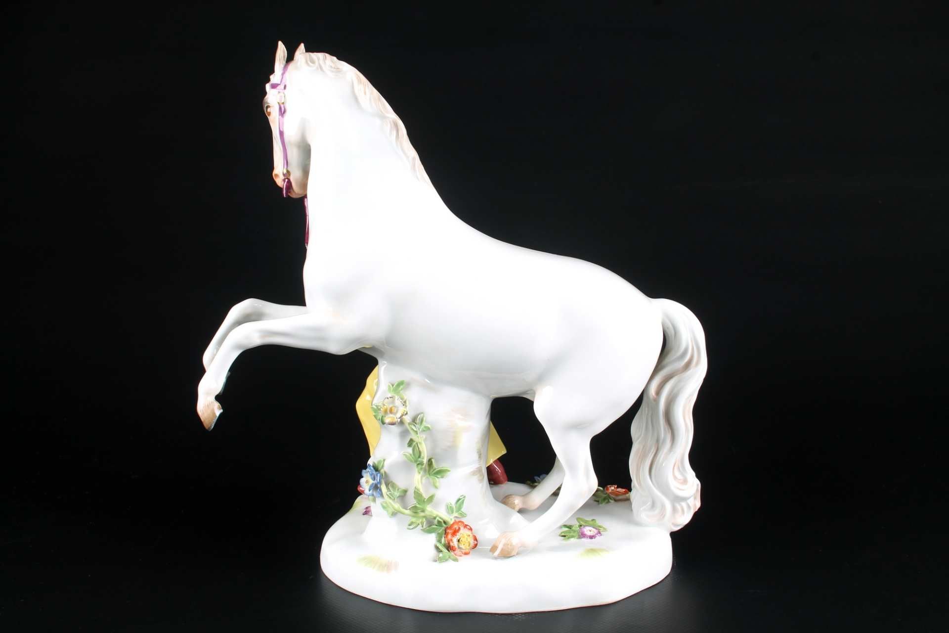 Meissen Mohr mit Schimmel, moor with white horse, - Bild 4 aus 7