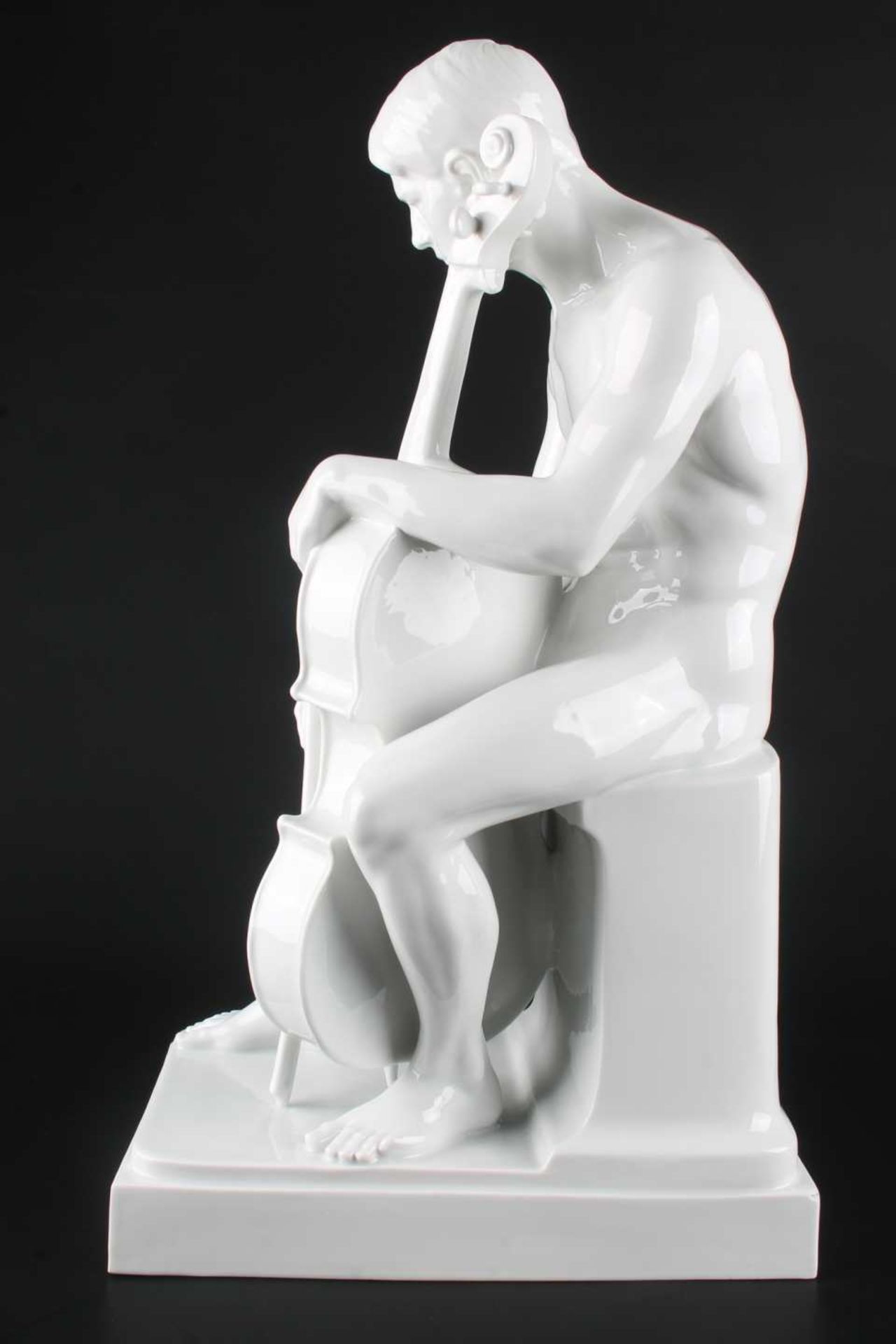 Rosenthal große Porzellanfigur Träumerei von Karl Himmelstoss, porcelain sculpture dreamery, - Image 5 of 9