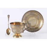 Russland Silber Kaffeetasse 19. Jahrhundert, russian silver coffee cup 19th century,