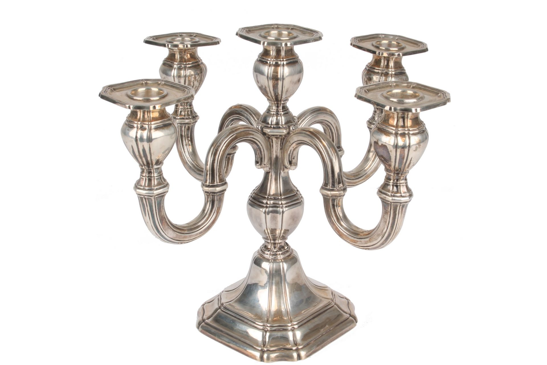 Johann Beck - 800 Silber Kerzenleuchter, silver candlestand,