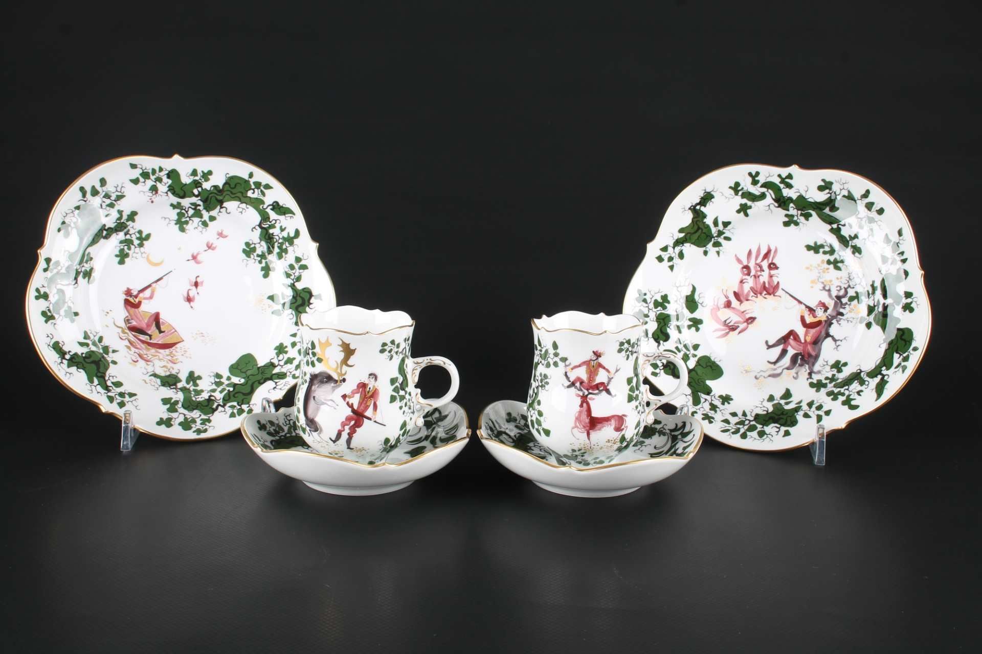 Meissen Kaffeeservice Jägerlatein, coffee set,Meissen Kaffeeservice Jägerlatein, - Image 6 of 10