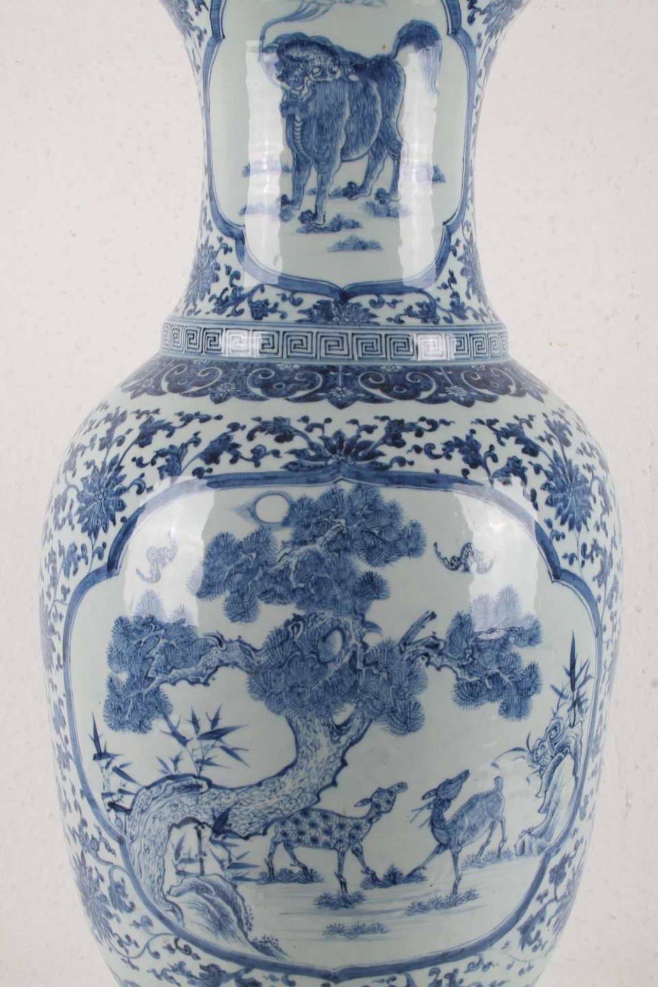 Große Bodenvase, China 20. Jahrhundert, huge chinese vase, - Bild 4 aus 6