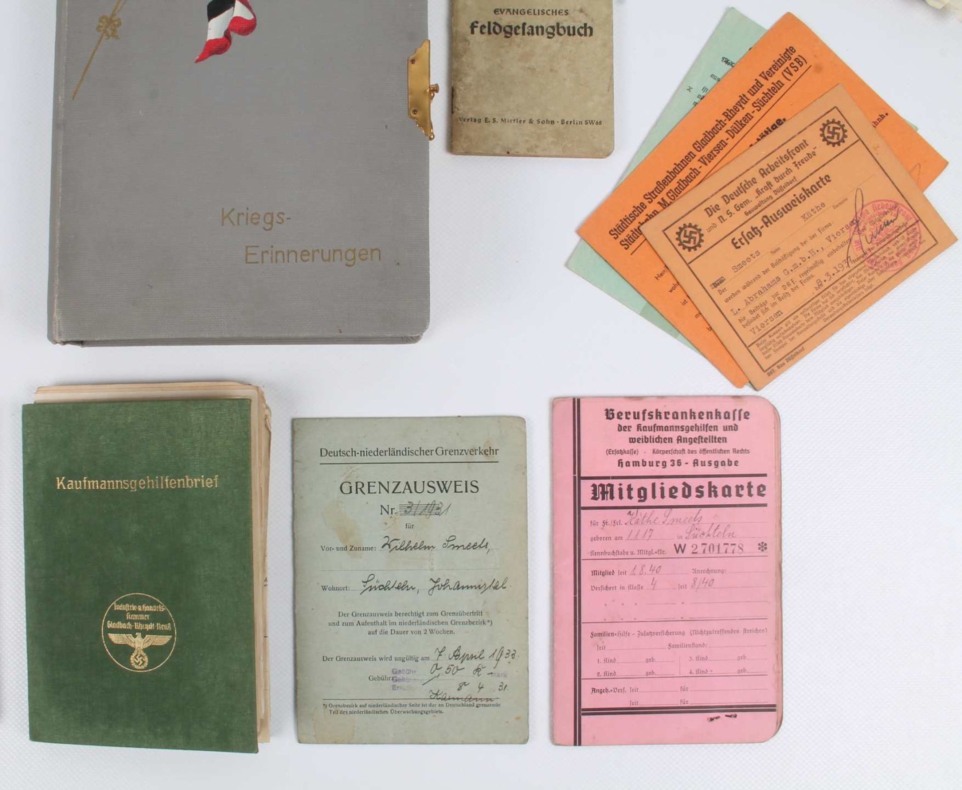 Deutsches Reich - großes Militaria Konvolut u.a. mit Dokumenten, Fotografien und Erinnerungen, - Image 5 of 8