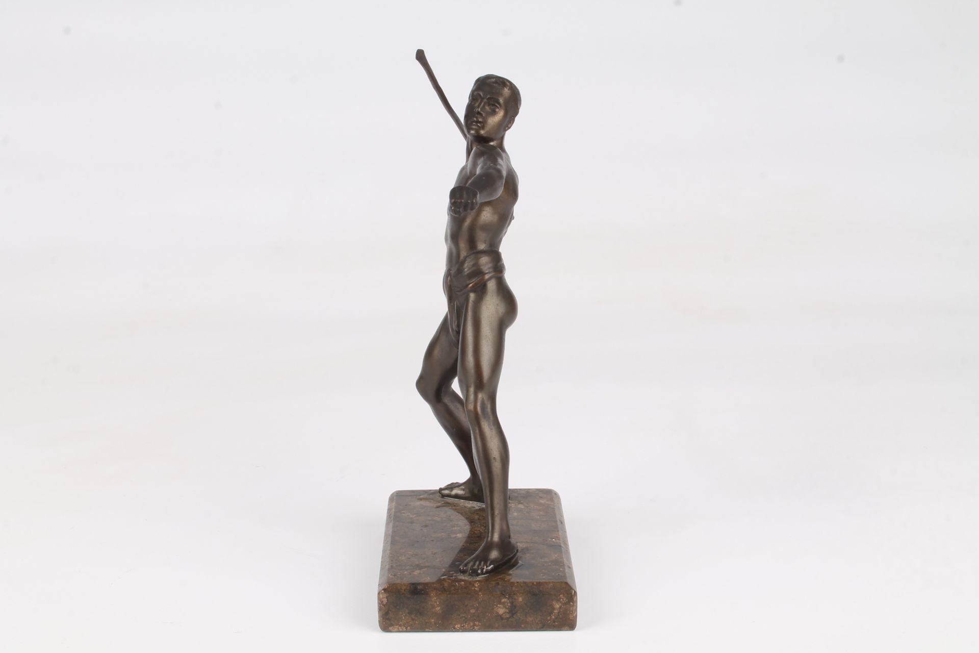 Bronze Speerwerfer, bronze javelin hurler, - Image 3 of 6