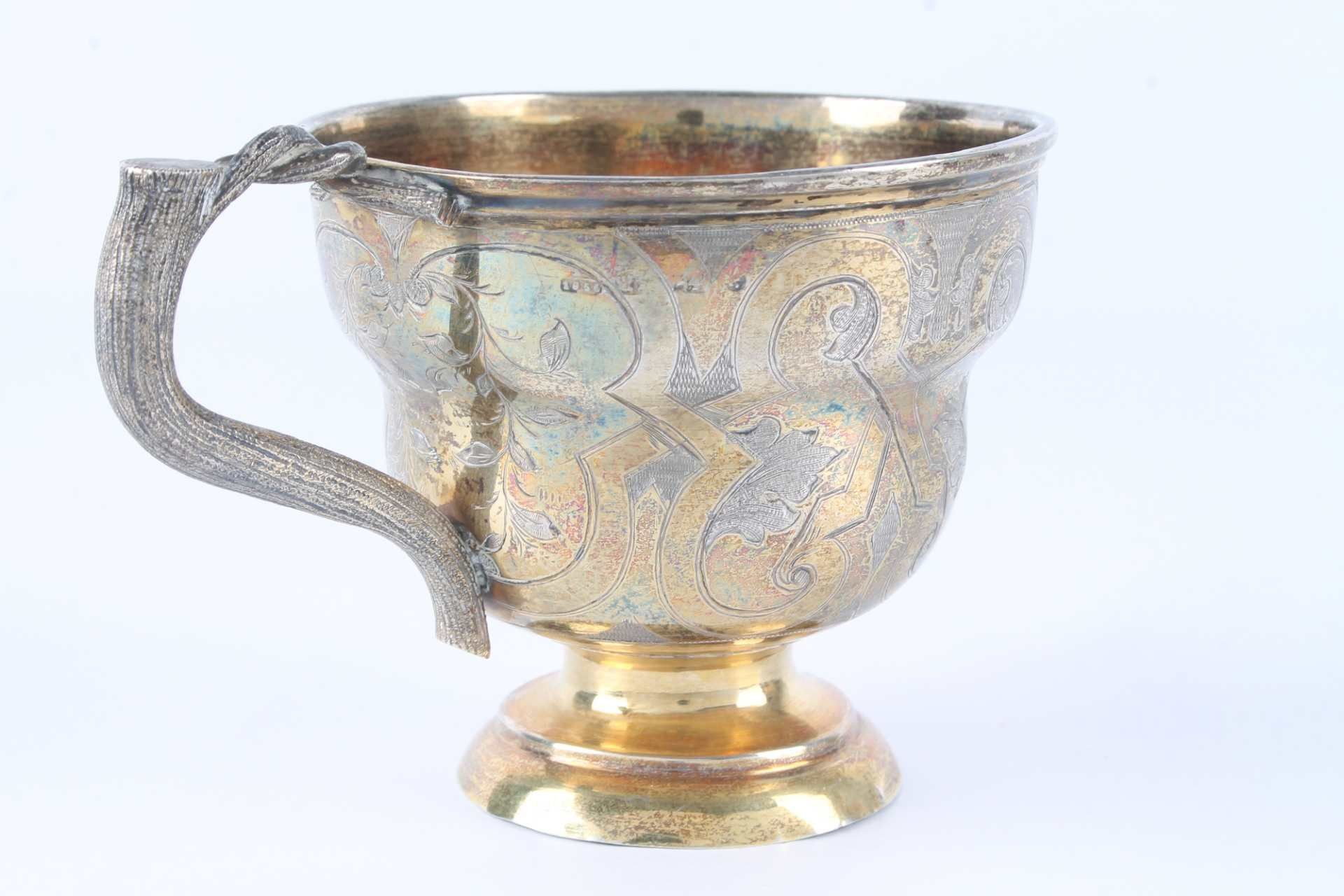 Russland Silber Kaffeetasse 19. Jahrhundert, russian silver coffee cup 19th century, - Image 3 of 9