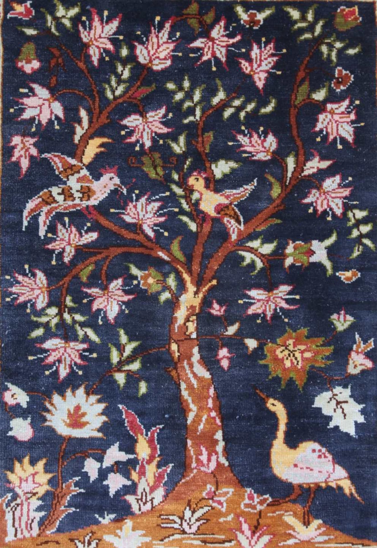 Hereke Seidenteppich, silk carpet, - Image 2 of 5