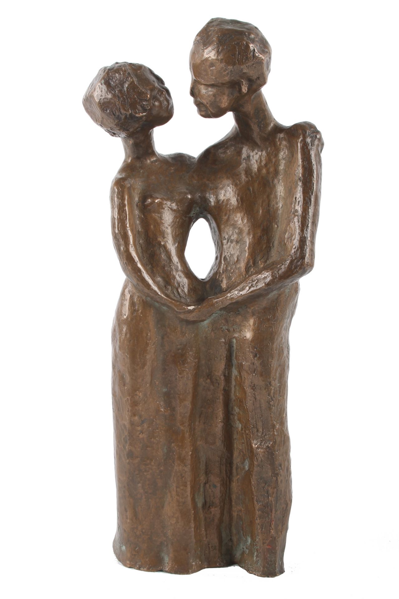 Eva de Maiziere (1915-2003) - 2 Bronzefiguren, Der Leser und Liebespaar, 2 bronze sculptures, - Image 2 of 9