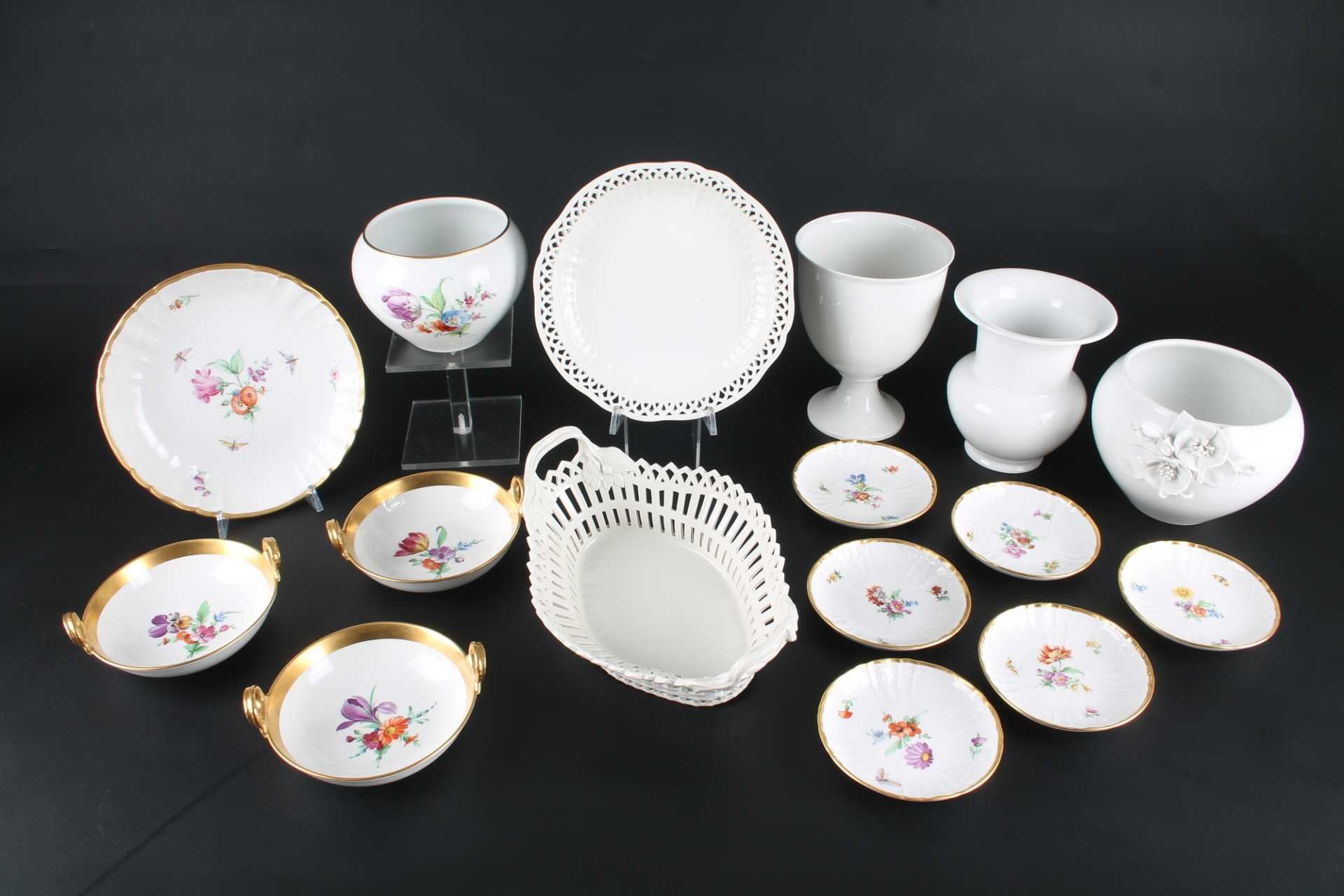 KPM Berlin Porzellankonvolut, porcelain lot,