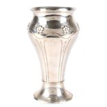 Jugendstil Silber Vase, denmark silver vase art nouveau,