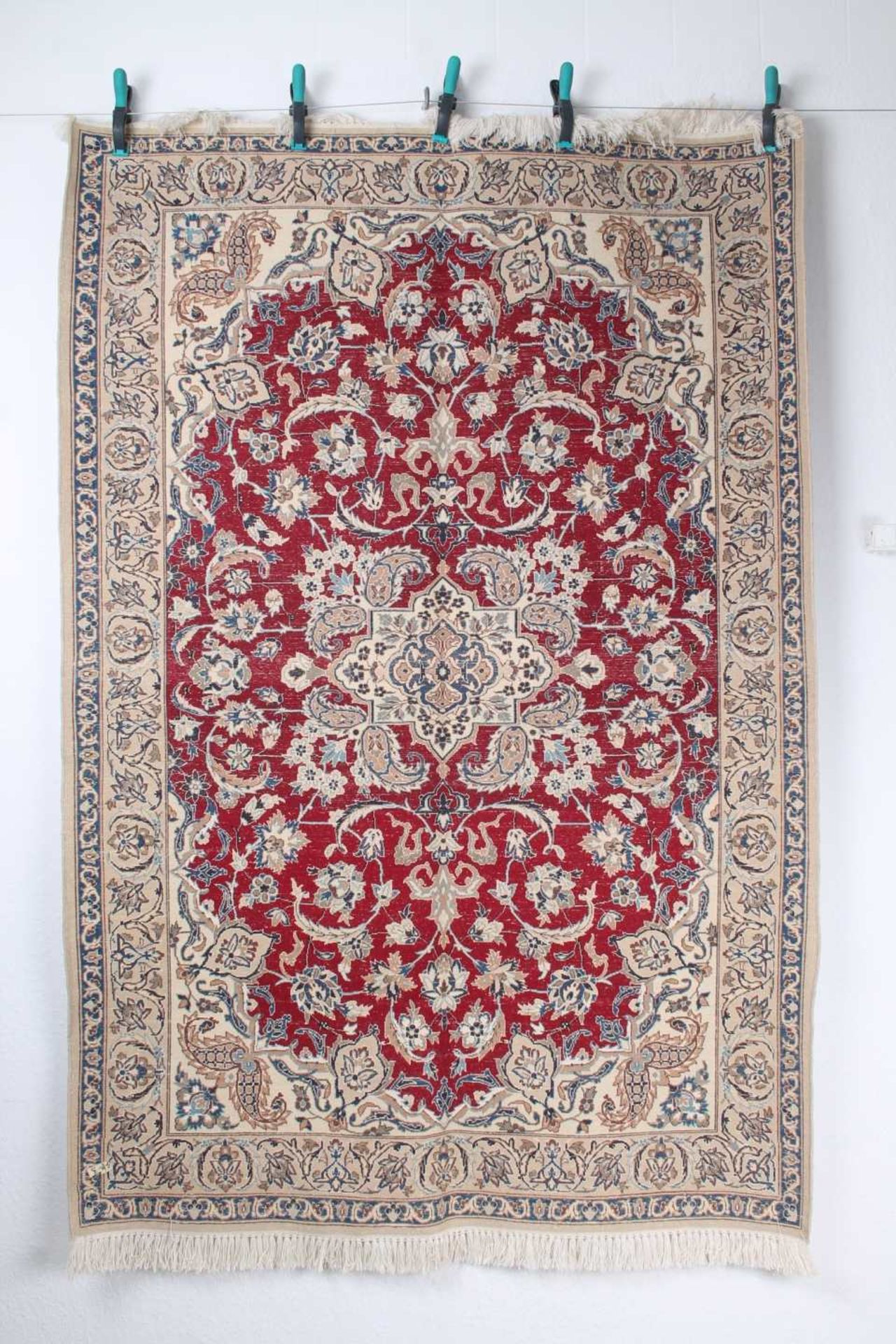 Nain Perserteppich, persian carpet, - Bild 4 aus 5