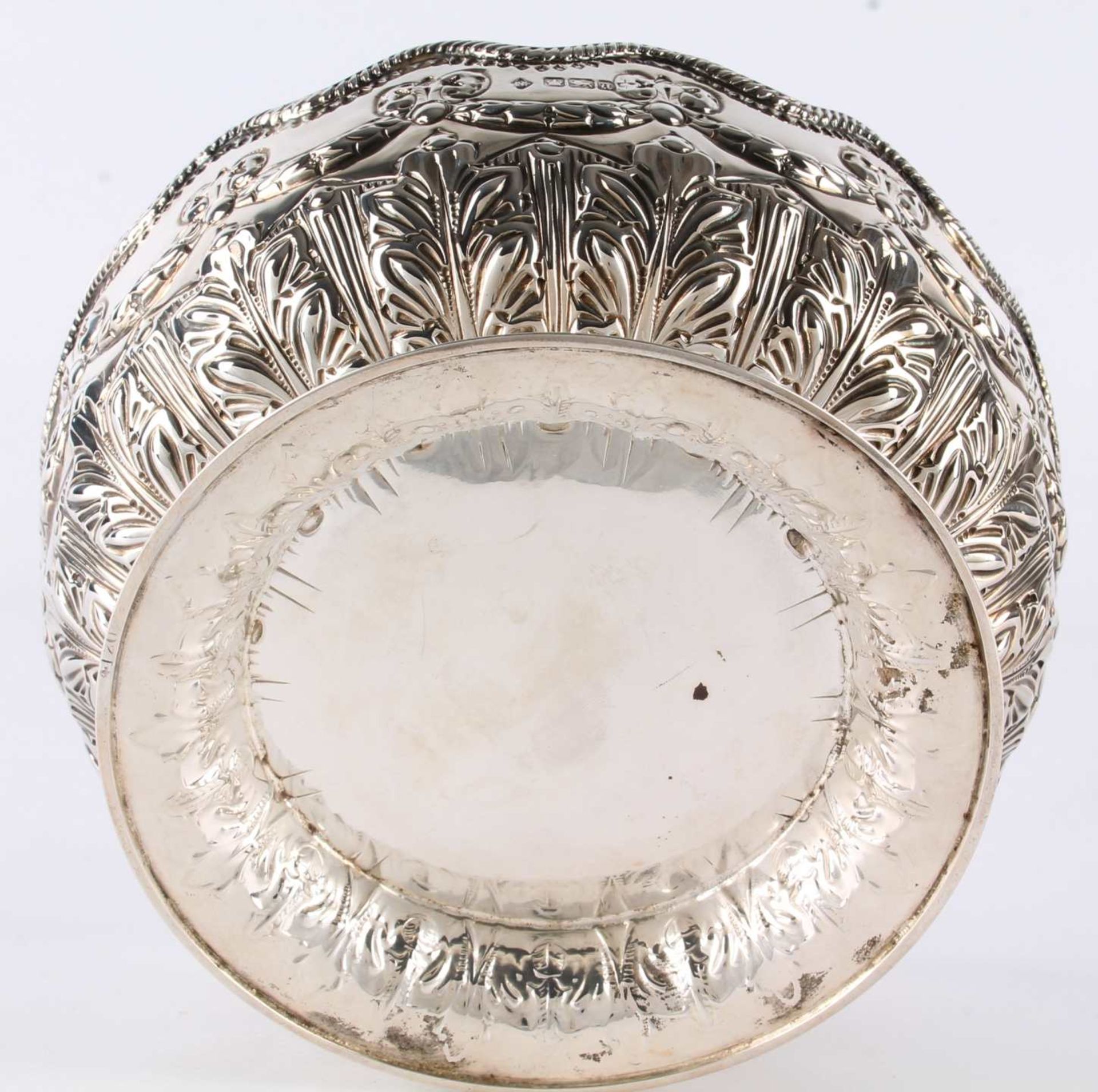 England 925 Silber Schale von 1893, sterling silver bowl art nouveau, - Image 4 of 4